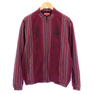 18SS Woven Striped Batik Jacket