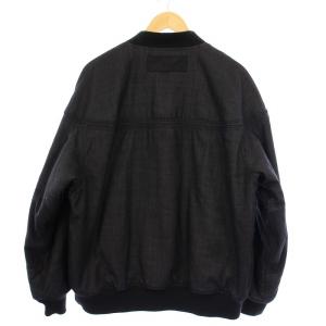 COMME des GARCONS HOMME 23AW ESTER NYLON MA-1 M ブラック HL-J011