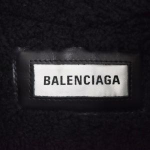 BALENCIAGA 17AW ボンバルディア シアリングジャケット 38 ブラック 518095