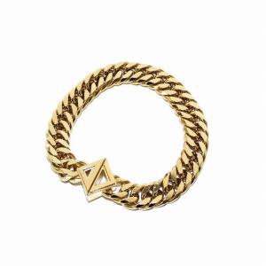 CD ダイヤモンド ブレスレット M ゴールドカラー