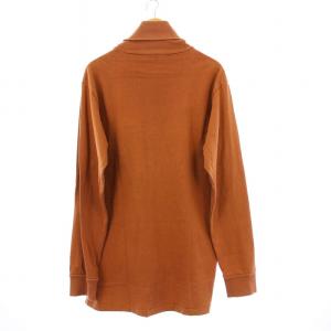 MARNI Tシャツ カットソー タートルネック 長袖 ロゴ刺繍 46 ブラウン HUMU0126S0 /KH AA
