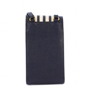 THOM BROWNE 4-bar flap Phone Holder