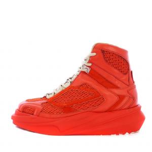 High Top Mono Hiking Sneakers ハイトップ ハイキング スニーカー 41 レッド