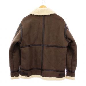 ALPHA INDUSTRIES ROSSO URBAN RESEARCH B-3 フェイクムートンフライトジャケット アウター M ブラウン
