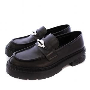 MARLOW DIAMOND/M マーロー ダイヤモンド ローファー 42 ブラック