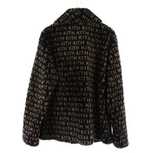 KITH NYC 22AW Printed Shearling Short Becker Coat