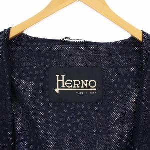 HERNO バンダナナイロンジャケット 52 ネイビー GI000293U