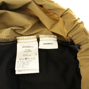 JOHNBULL 21SS モバイルイージーパンツ 21539 テーパード タック ストレッチ L ベージュ /KU