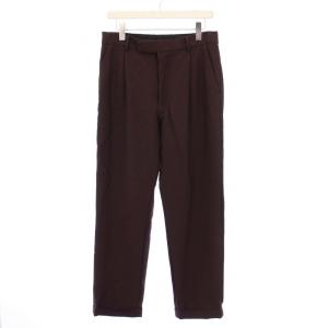 DORMEUIL タックパンツ M ブラウン