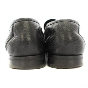 Salvatore Ferragamo 9211 GRANDIOSO ローファー ビジネスシューズ ガンチーニ レザー 10EE 黒 ブラック