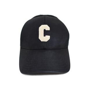 CELINE ブラック ベースボールキャップ　M CELINE ベースボールキャップ ブラック M