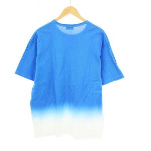 kolor グラデーションカラーTシャツ カットソー 半袖 1 青 白 19SCM-T09206 /KH