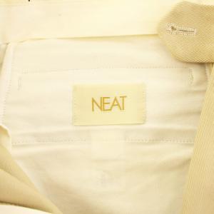NEAT チノパン チノパンツ ワイド 2タック ボタンフライ 44 ベージュ /KU