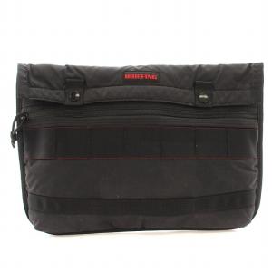 FLAP ドキュメントケース クラッチバッグ ナイロン 黒 ブラック /KU