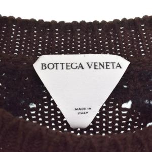 BOTTEGA VENETA 21AW アーガイル ニット ウール モヘア S ブラウン 665927V10E0