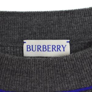 BURBERRY 24FW ニット セーター ウール M グレー 8093612