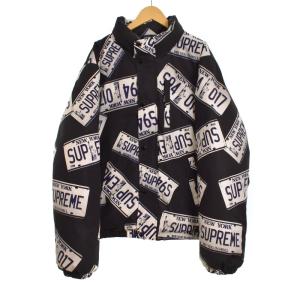 17FW License Plate Puffy Jacket