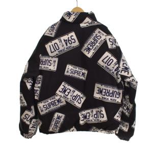 Supreme 17FW License Plate Puffy Jacket