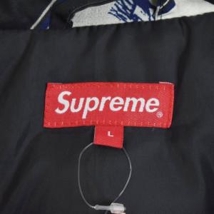 Supreme 17FW License Plate Puffy Jacket