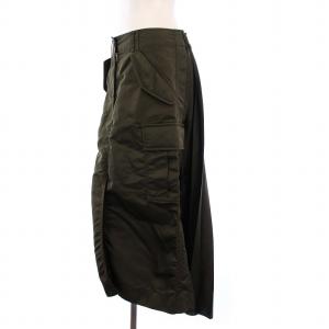 sacai Nylon Twill Skirt 2 カーキ 22-06065
