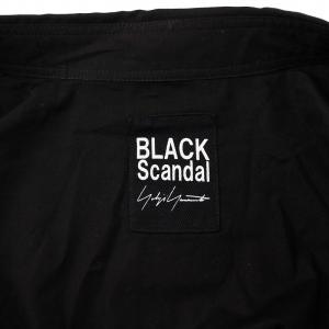Yohji Yamamoto BLACK SCANDAL 20SS スタッフシャツ 3 黒 HN-B26-015