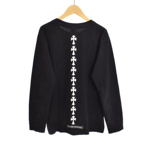 CHROME HEARTS セメタリークロス プリント ロンT S ブラック