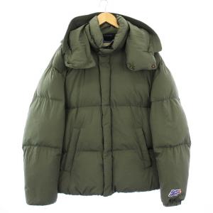 W-ROLF-FD 中綿ジャケット アウター フーディ L カーキ /KH