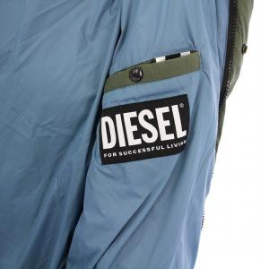 DIESEL W-ROLF-FD 中綿ジャケット アウター フーディ L カーキ /KH