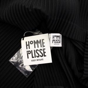 HOMME PLISSE ISSEY MIYAKE 24AW プリーツ ポロシャツ 2 ブラック HP43JM118