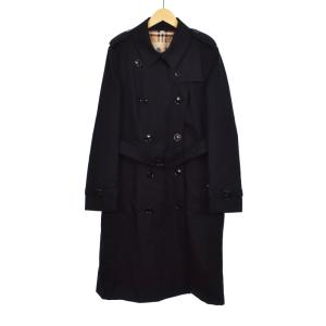 裏地ノバチェック チェルシー ヘリテージ トレンチコート 46 ブラック 8059272