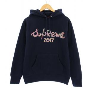17AW brush logo hooded スウェット