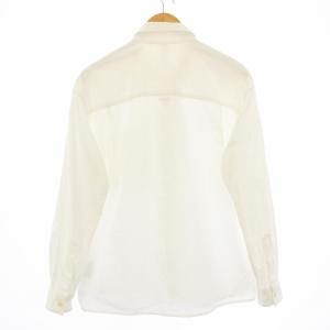 MHL. 596-7250508 カジュアルシャツ 長袖 コットン M 白 ホワイト /KU