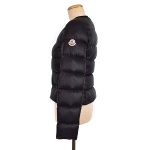 MONCLER 24AW LAURINE ノーカラー ショート ダウンジャケット 1 ブラック