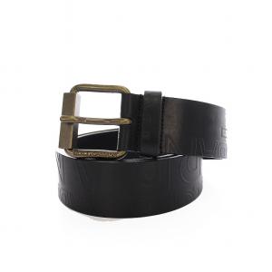 ベルト パイソン ヘビ革 レザー ロゴ バックル ゴールド金具