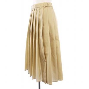 PRADA 23SS RE-NYLON プリーツスカート 36 ベージュ 21H942