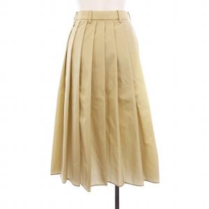 PRADA 23SS RE-NYLON プリーツスカート 36 ベージュ 21H942