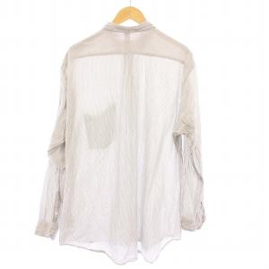 COMOLI 24SS KHADIコットン コモリシャツ 5 グレージュ Z01-02011