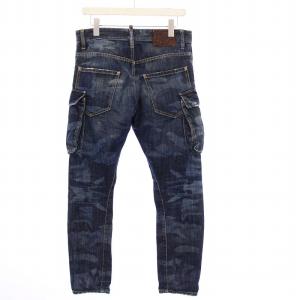 DSQUARED2 14SS M.B. カーゴデニムパンツ カモフラ 44 インディゴ S74LA0600