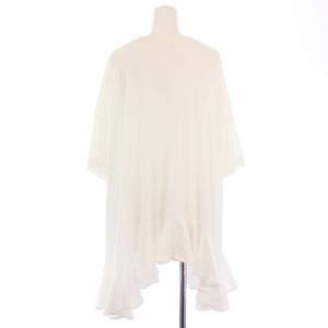 ENFOLD RANDOM-FLARE T-SHIRT ランダムフレアTシャツ カットソー 半袖 38 白 300GS280-1070