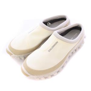 SNOWCLOG スノークロッグ スリッポン 厚底 切替 US10.5 29cm 白 ホワイト /BB