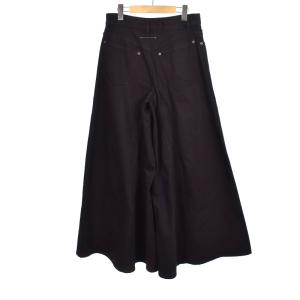 MM6 Maison Margiela 18AW FLARED DENIM PANTS 40 ブラック S32LA0166