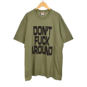 22FW Don't Fuck Around Tee L カーキ
