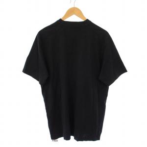 Y-3 ヨウジヤマモト Tシャツ 半袖 クルーネック ロゴ プリント S 黒 ブラック /BB AA