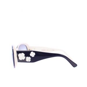CHANEL サングラス カメリア ココマーク 5616 130 紺 白 5113 /KH