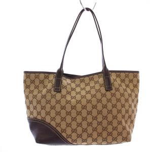 GUCCI ニューブリット GGキャンバス インターロッキング ベージュ 169946
