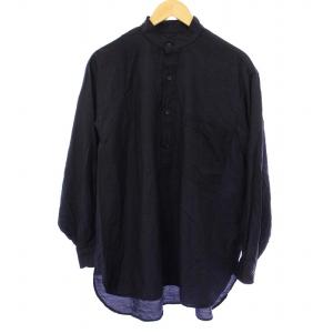 COMOLI 24SS カディコットンコモリシャツ BLACK 3 COMOLI (コモリ) KHADIコットン コモリシャツ