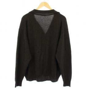 COMOLI 20AW カシミヤ スキッパーニット カーキ S03-06002