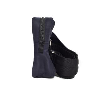 PRADA テスート ナイロン 三角ロゴ ウエストバッグ ネイビー 2VL001