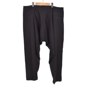Yohji Yamamoto POUR HOMME 23AW 内股ドレープパンツ 1 ブラック HJ-P18-100