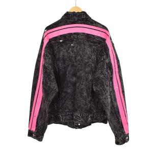 AMIRI ペイント加工 ダメージ加工 ライン Gジャン S ブラック